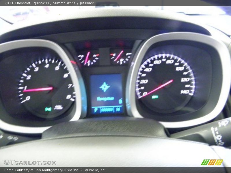 Summit White / Jet Black 2011 Chevrolet Equinox LT