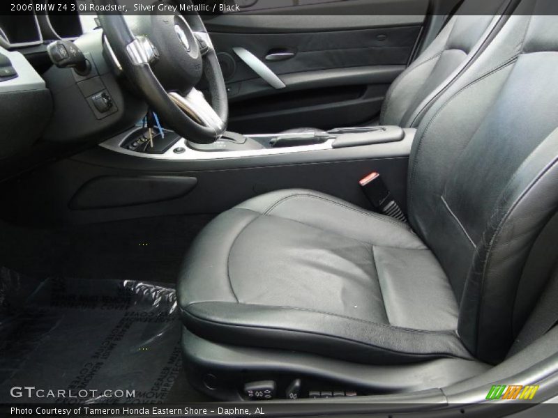 Silver Grey Metallic / Black 2006 BMW Z4 3.0i Roadster