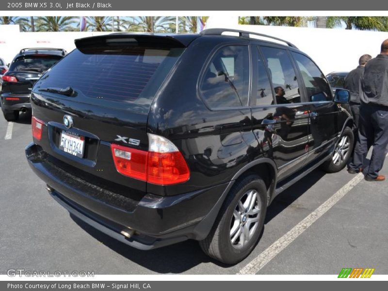 Jet Black / Black 2005 BMW X5 3.0i