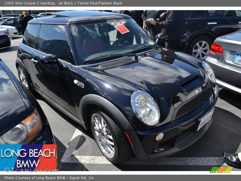 Jet Black / Tartan Red/Panther Black 2005 Mini Cooper S Hardtop