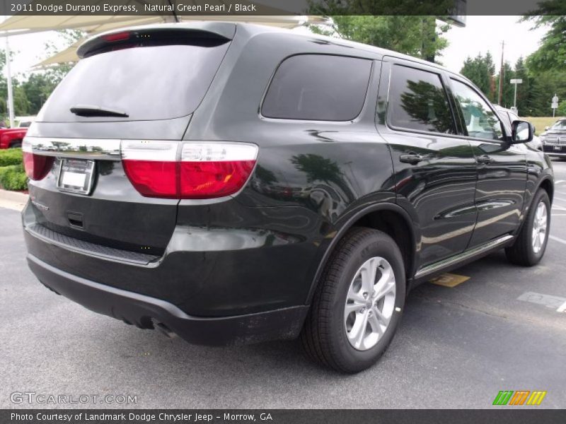 Natural Green Pearl / Black 2011 Dodge Durango Express