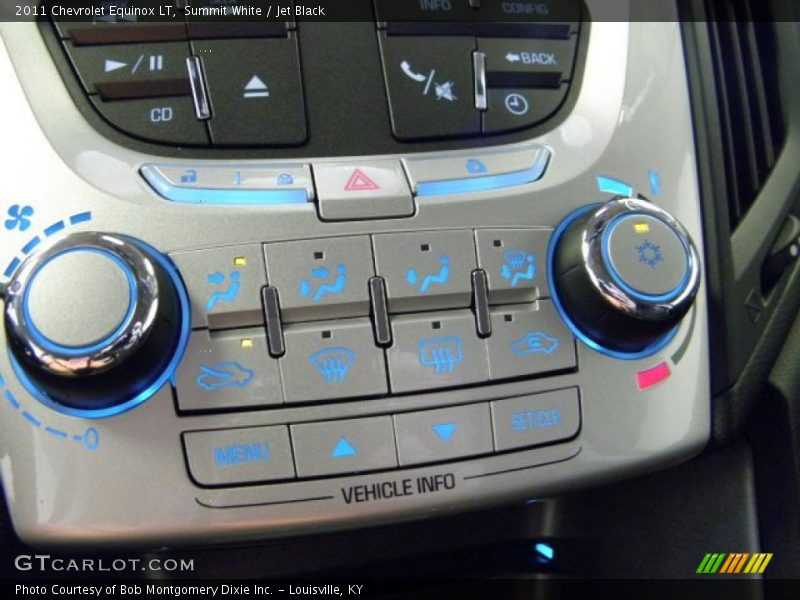 Summit White / Jet Black 2011 Chevrolet Equinox LT