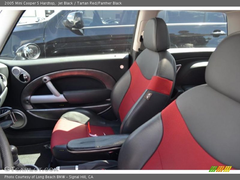 Jet Black / Tartan Red/Panther Black 2005 Mini Cooper S Hardtop