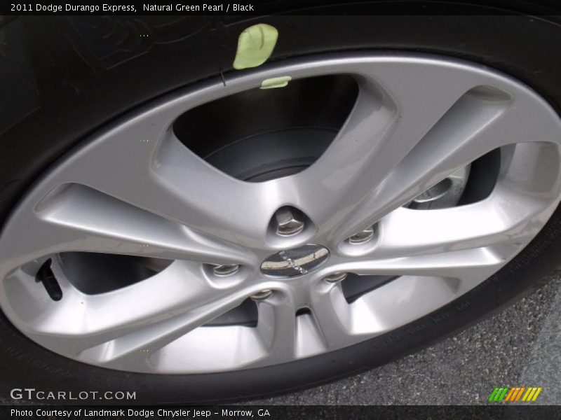 Natural Green Pearl / Black 2011 Dodge Durango Express