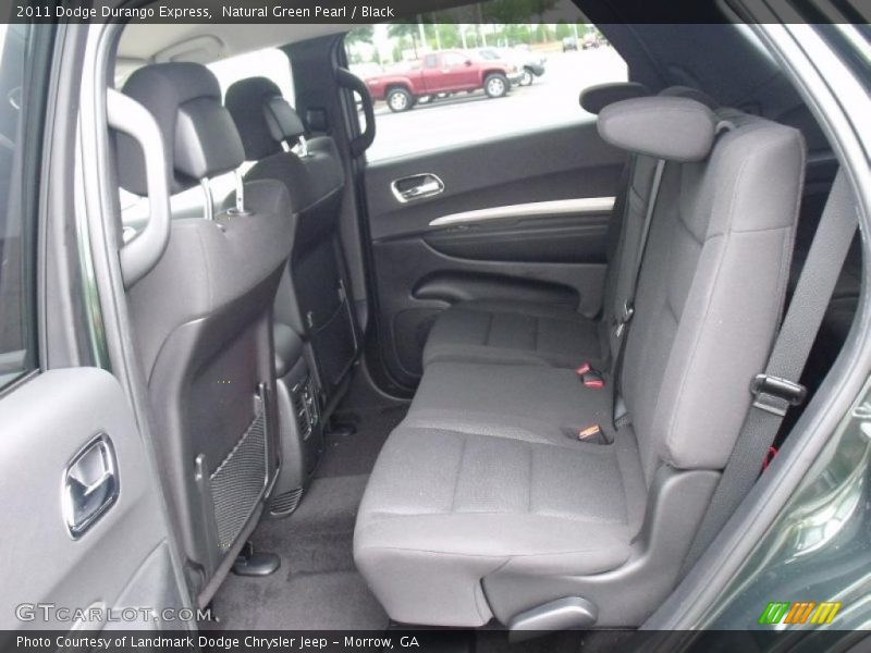 Natural Green Pearl / Black 2011 Dodge Durango Express