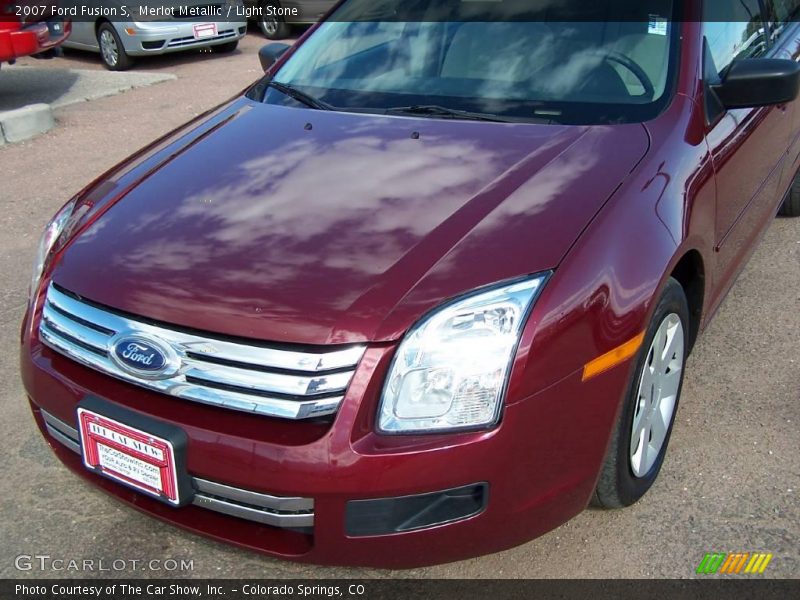 Merlot Metallic / Light Stone 2007 Ford Fusion S