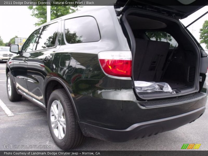Natural Green Pearl / Black 2011 Dodge Durango Express