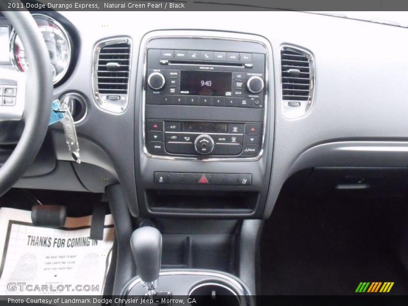 Natural Green Pearl / Black 2011 Dodge Durango Express