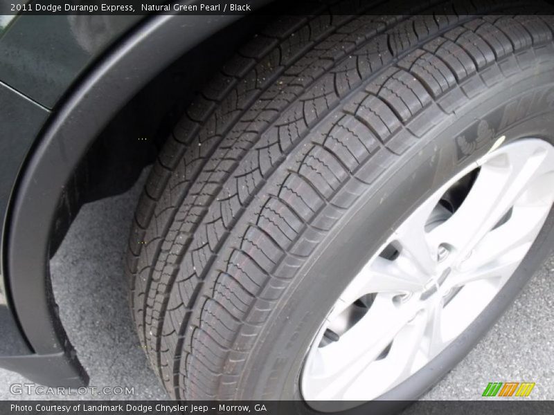 Natural Green Pearl / Black 2011 Dodge Durango Express