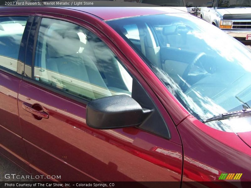 Merlot Metallic / Light Stone 2007 Ford Fusion S