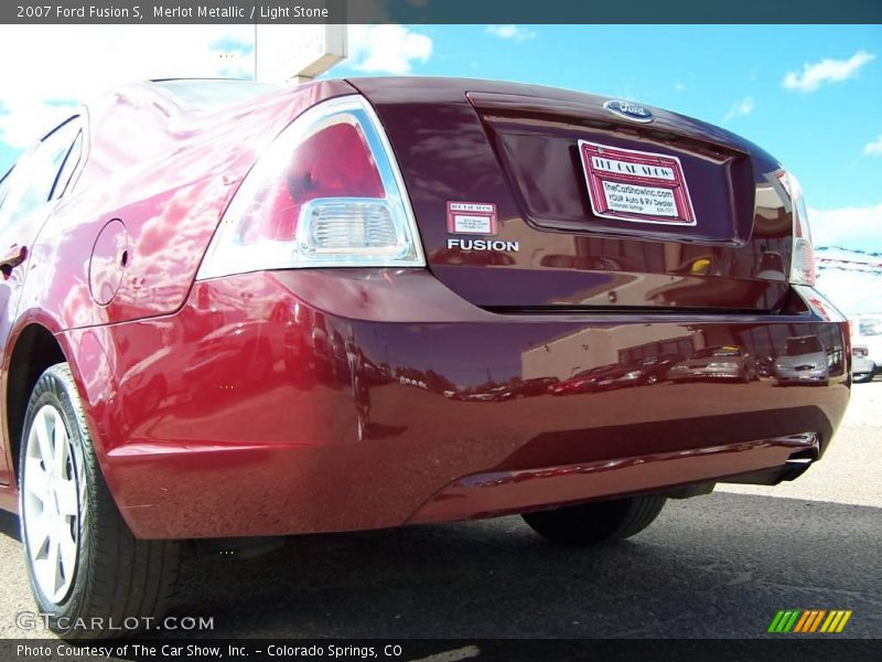 Merlot Metallic / Light Stone 2007 Ford Fusion S