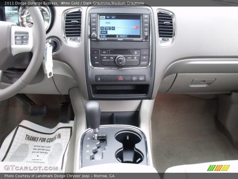 White Gold / Dark Graystone/Medium Graystone 2011 Dodge Durango Express