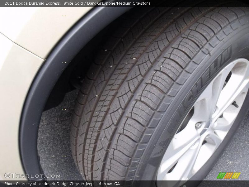White Gold / Dark Graystone/Medium Graystone 2011 Dodge Durango Express