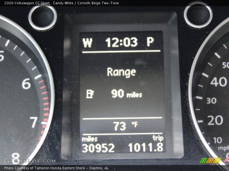 Candy White / Cornsilk Beige Two-Tone 2009 Volkswagen CC Sport