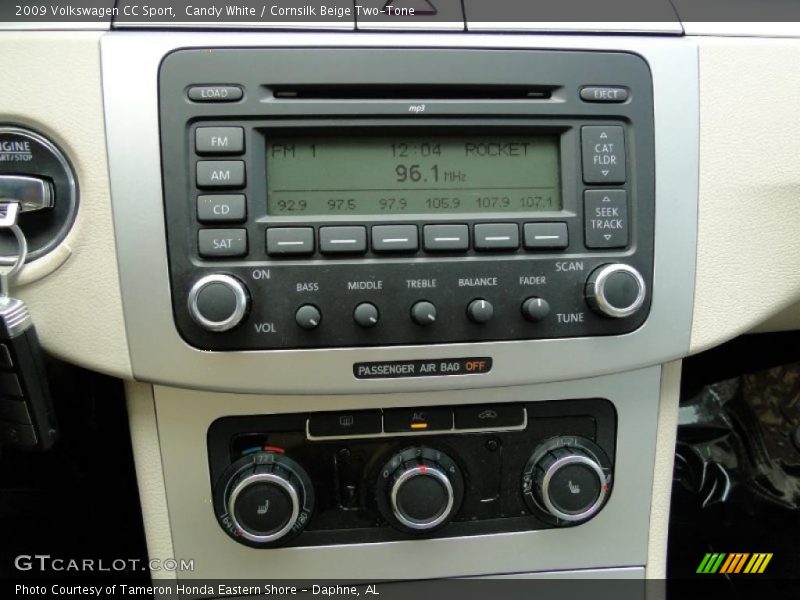 Controls of 2009 CC Sport