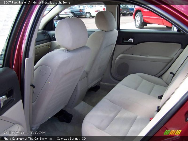 Merlot Metallic / Light Stone 2007 Ford Fusion S