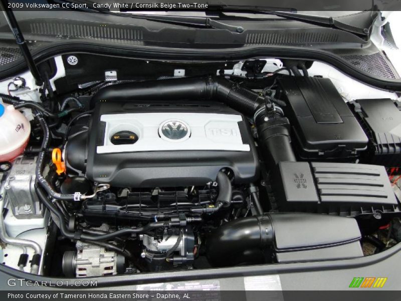  2009 CC Sport Engine - 2.0 Liter FSI Turbocharged DOHC 16-Valve 4 Cylinder