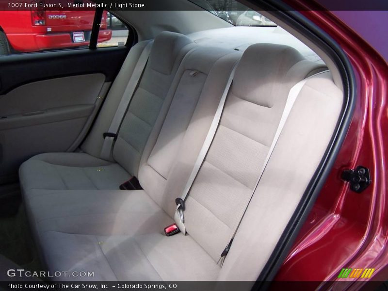 Merlot Metallic / Light Stone 2007 Ford Fusion S