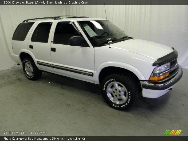 Summit White / Graphite Gray 2000 Chevrolet Blazer LS 4x4