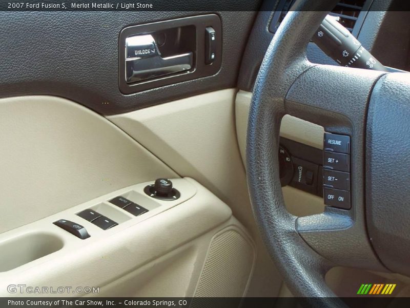 Merlot Metallic / Light Stone 2007 Ford Fusion S