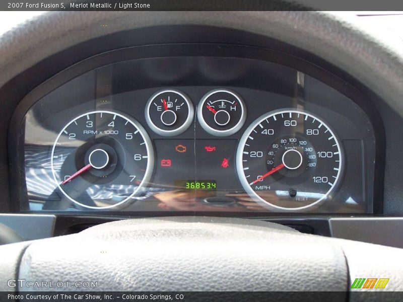 Merlot Metallic / Light Stone 2007 Ford Fusion S