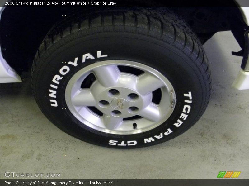Summit White / Graphite Gray 2000 Chevrolet Blazer LS 4x4