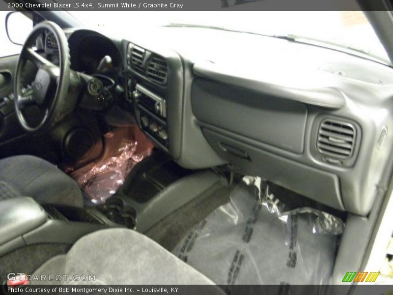 Summit White / Graphite Gray 2000 Chevrolet Blazer LS 4x4