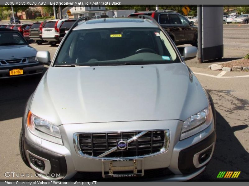 Electric Silver Metallic / Anthracite Black 2008 Volvo XC70 AWD