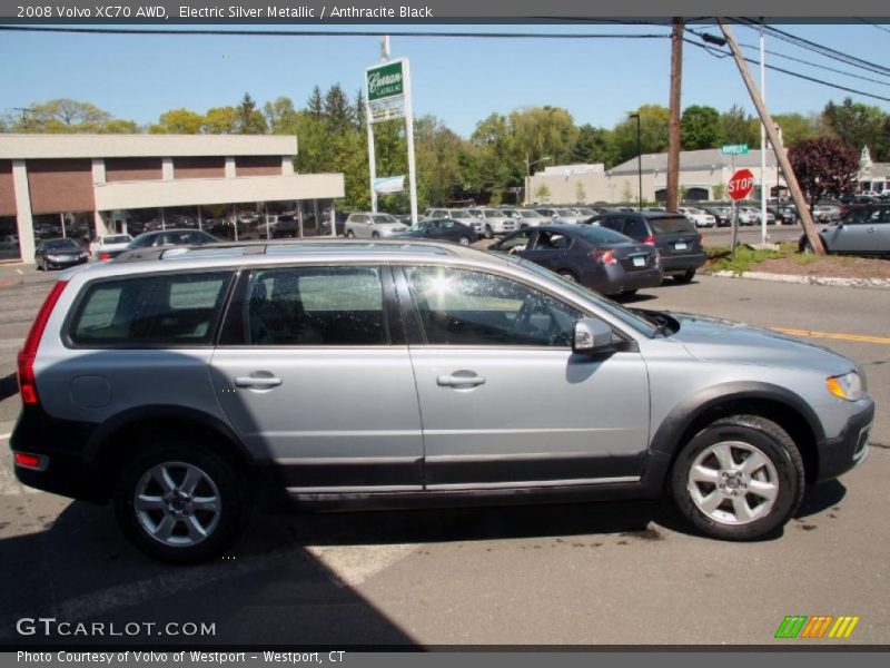 Electric Silver Metallic / Anthracite Black 2008 Volvo XC70 AWD