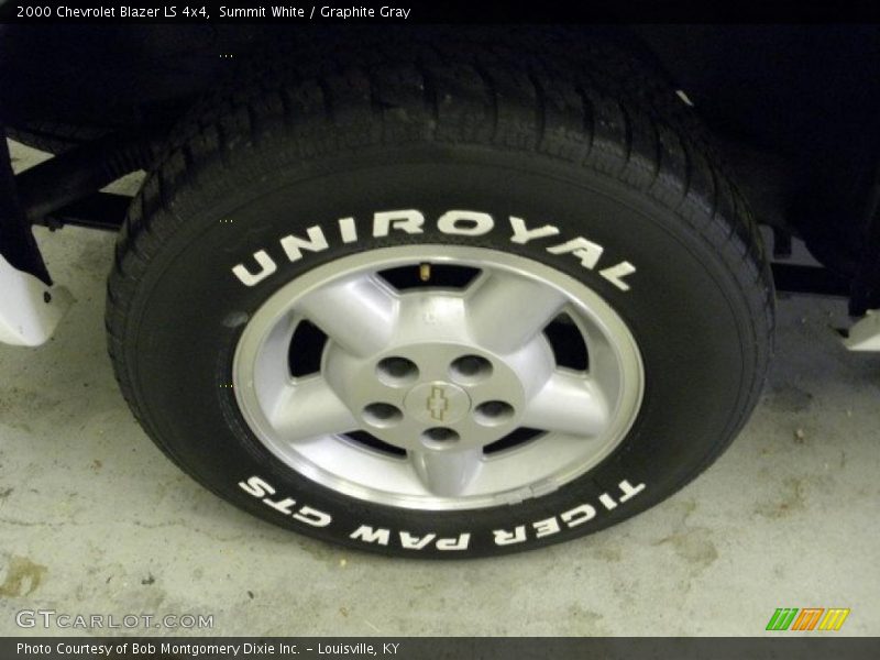 Summit White / Graphite Gray 2000 Chevrolet Blazer LS 4x4