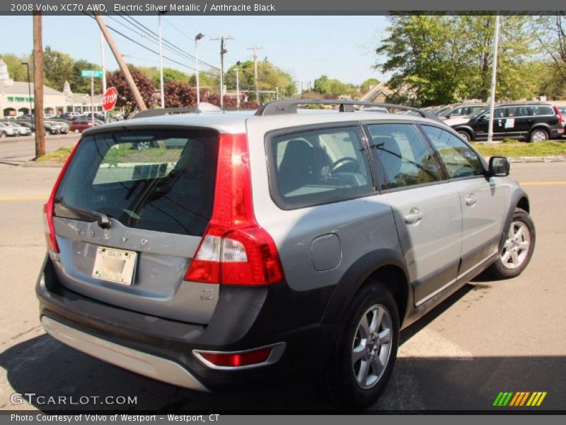 Electric Silver Metallic / Anthracite Black 2008 Volvo XC70 AWD