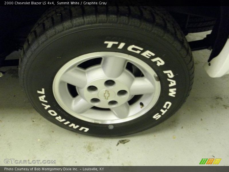 Summit White / Graphite Gray 2000 Chevrolet Blazer LS 4x4