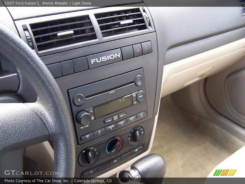 Merlot Metallic / Light Stone 2007 Ford Fusion S