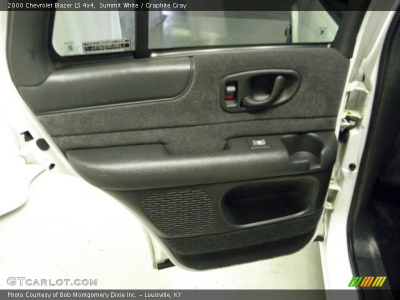 Summit White / Graphite Gray 2000 Chevrolet Blazer LS 4x4