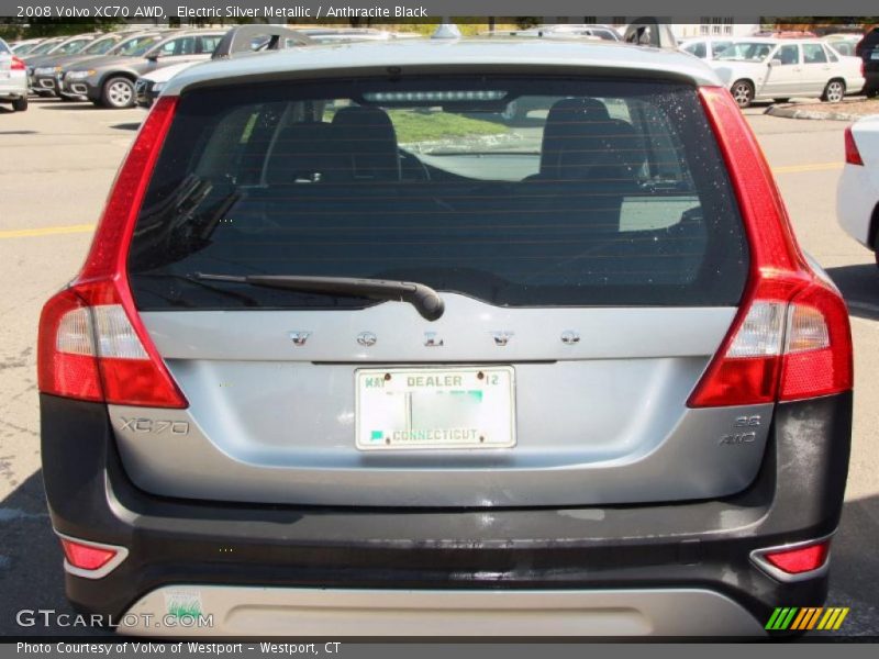 Electric Silver Metallic / Anthracite Black 2008 Volvo XC70 AWD