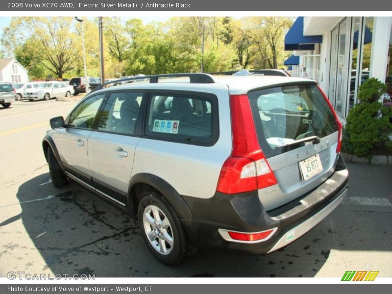 Electric Silver Metallic / Anthracite Black 2008 Volvo XC70 AWD