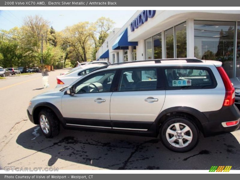 Electric Silver Metallic / Anthracite Black 2008 Volvo XC70 AWD