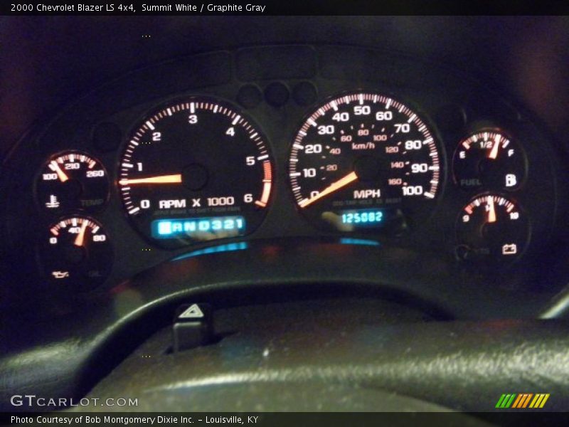 Summit White / Graphite Gray 2000 Chevrolet Blazer LS 4x4