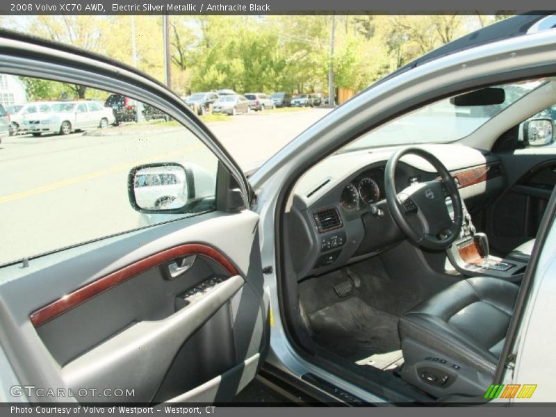Electric Silver Metallic / Anthracite Black 2008 Volvo XC70 AWD