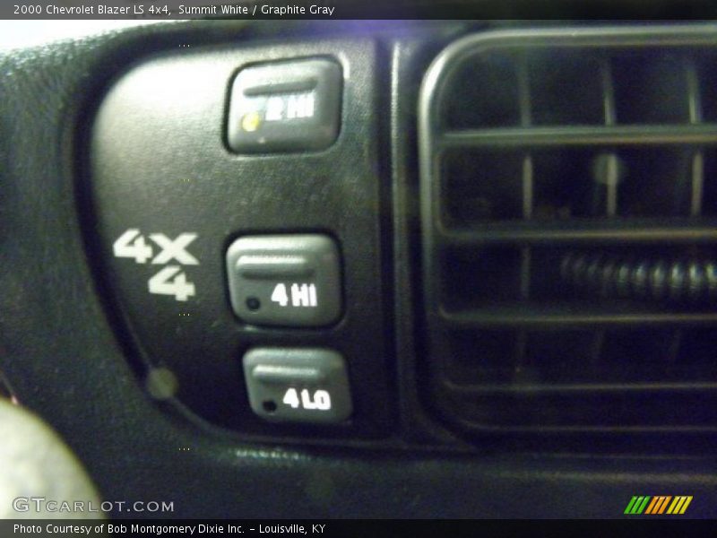 Summit White / Graphite Gray 2000 Chevrolet Blazer LS 4x4