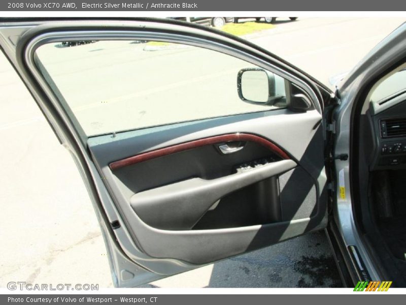 Electric Silver Metallic / Anthracite Black 2008 Volvo XC70 AWD