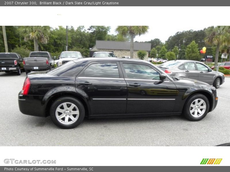 Brilliant Black / Dark Slate Gray/Light Graystone 2007 Chrysler 300