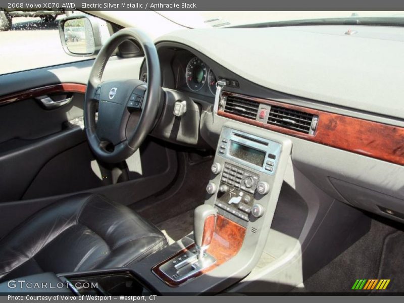 Electric Silver Metallic / Anthracite Black 2008 Volvo XC70 AWD