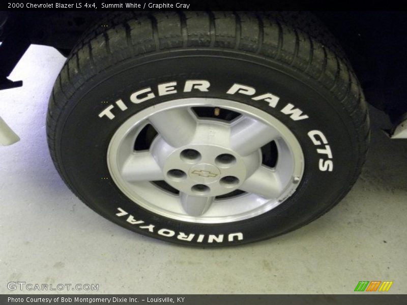 Summit White / Graphite Gray 2000 Chevrolet Blazer LS 4x4