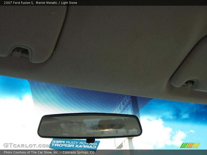 Merlot Metallic / Light Stone 2007 Ford Fusion S