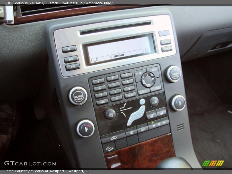 Electric Silver Metallic / Anthracite Black 2008 Volvo XC70 AWD