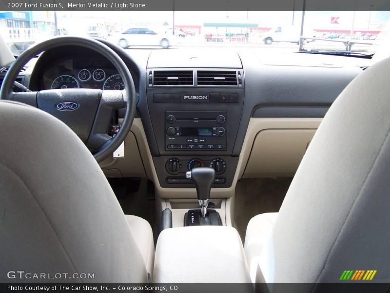 Merlot Metallic / Light Stone 2007 Ford Fusion S
