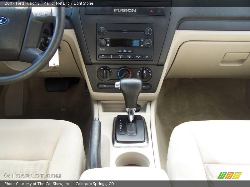 Merlot Metallic / Light Stone 2007 Ford Fusion S