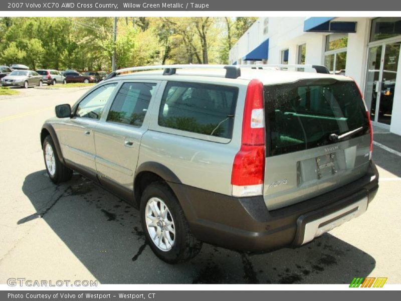 Willow Green Metallic / Taupe 2007 Volvo XC70 AWD Cross Country