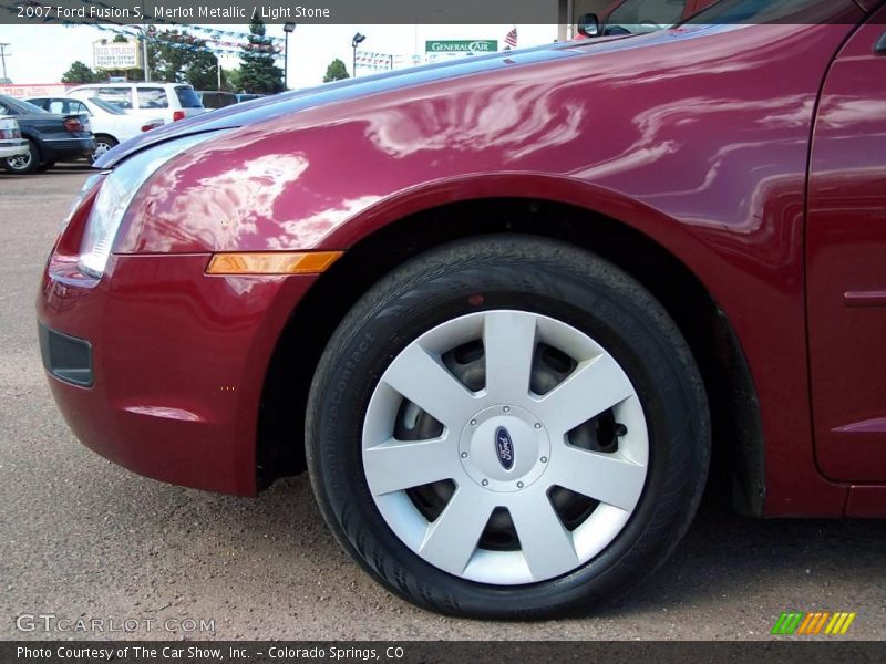 Merlot Metallic / Light Stone 2007 Ford Fusion S